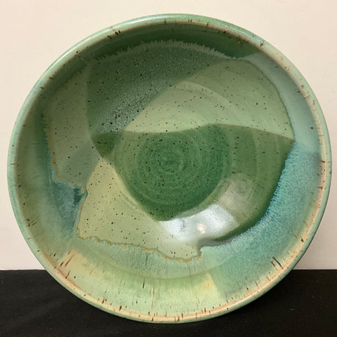 Medium Serving Bowl in Green Medley