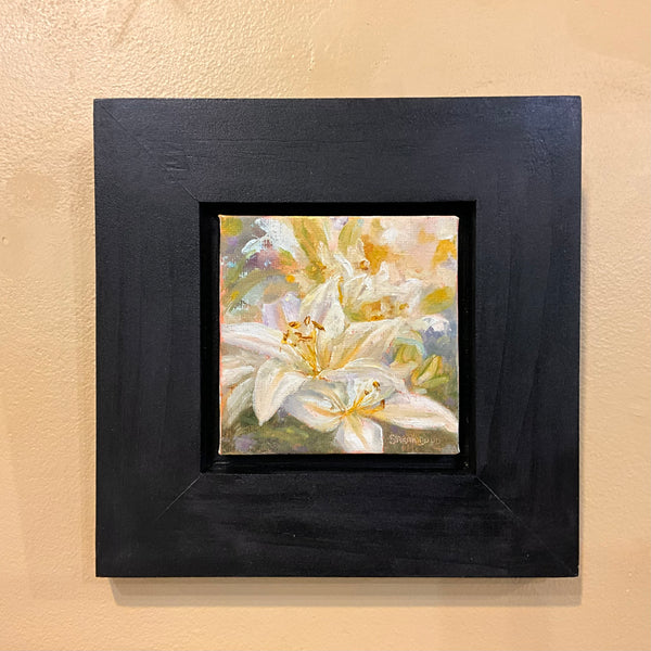 White Lilies - original oil