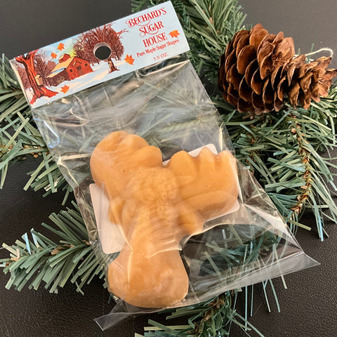 Maple Sugar Candy Moose Shape 1.5oz package