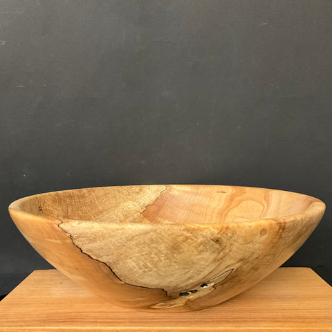 12” Spalted Sugar Maple Wood Bowl #202