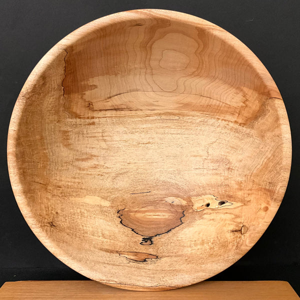 12” Spalted Sugar Maple Wood Bowl #202