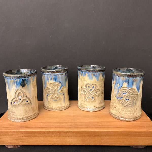 Assorted Tumblers with Celtic Symbols