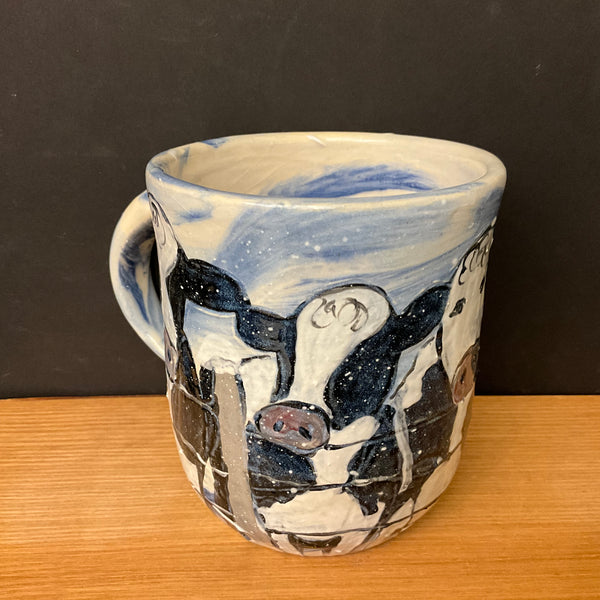 Mug Cows in snow