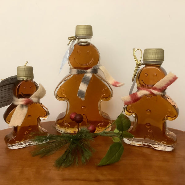 Maple Syrup in Gingerbread Shaped Glass