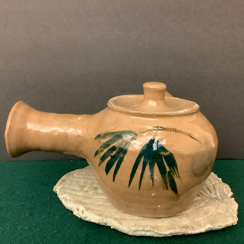 Kyushu Teapot, Pine Pattern, Anne Burnham, Parishville, NY