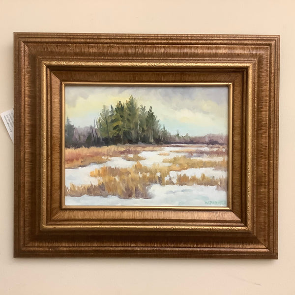 “Duck Marsh in Winter ”  Oil on Canvas