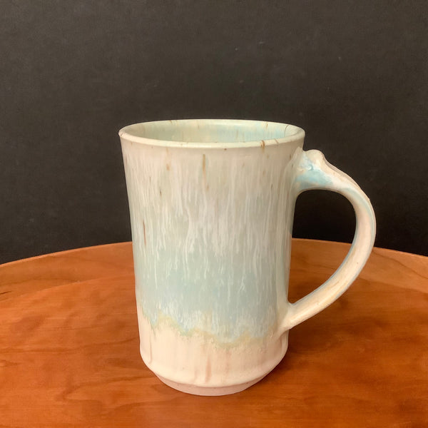 Mug Cream with Pale Green Glaze, Linda Petroccione, DeKalb Junction, NY