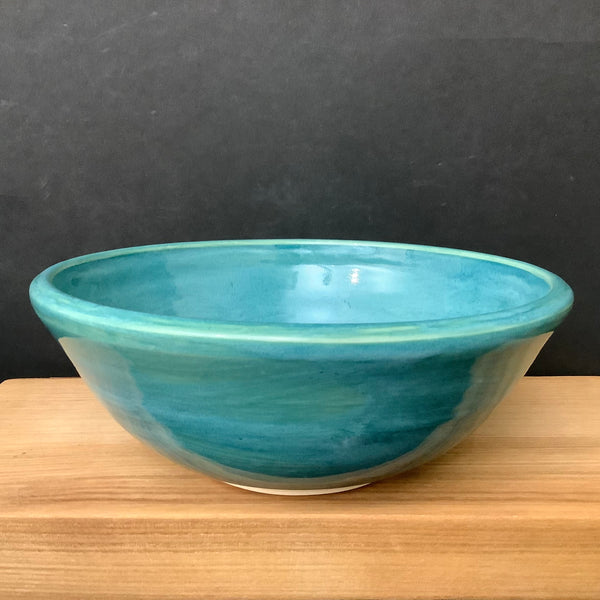 Bowl Dark Aqua Glaze