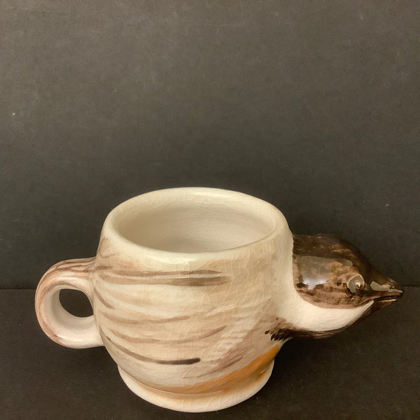 Ceramic Chickadee Cup
