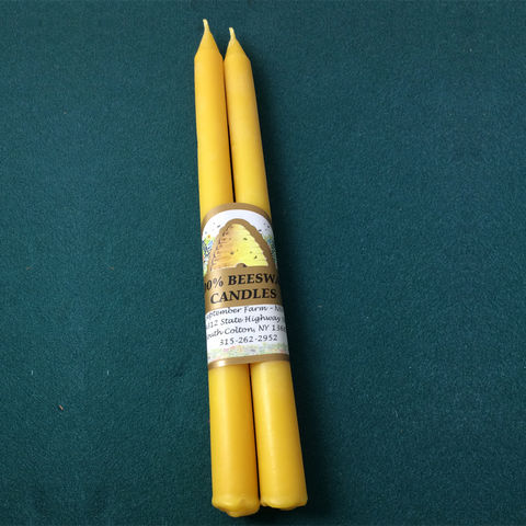 Pair of Beeswax Tapers