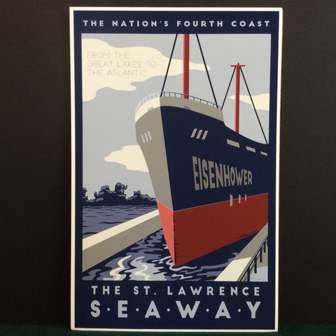 Vintage Travel Poster St. Lawrence Seaway
