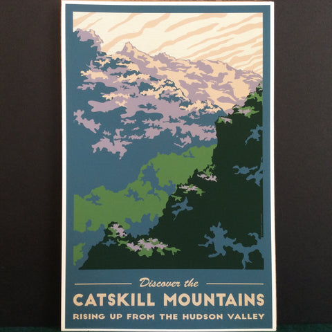 Vintage Travel Poster Catskills