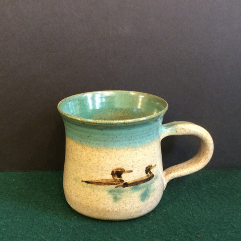 Mug with Loons, Fawn Ridge Pottery, Chestertown, NY